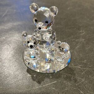 Swarovski 
3 Bears
Comes with glass display